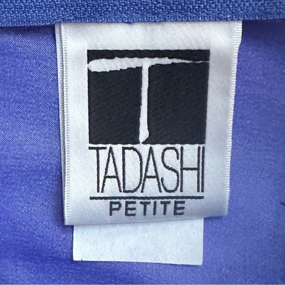 Vintage Tadashi Petite Shirred Sleeveless Top - Picture 3 of 5